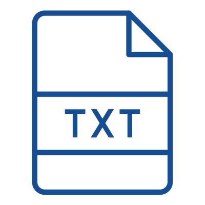 TXTのファイルアイコン